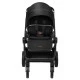 Комбинирана количка 2в1 с кош за новородено Tiffany Black 2024