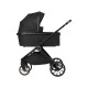 Комбинирана количка 2в1 с кош за новородено Tiffany Black 2024