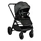 Комбинирана количка 2в1 с кош за новородено Tiffany Dark Grey 2024