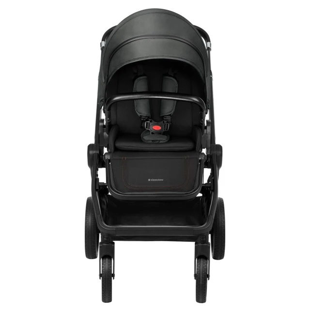 Комбинирана количка 2в1 с кош за новородено Tiffany Dark Grey 2024