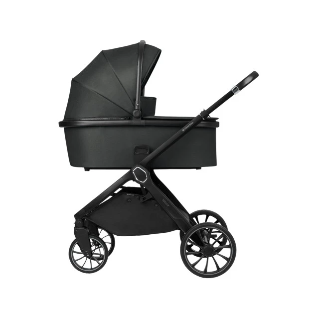 Комбинирана количка 2в1 с кош за новородено Tiffany Dark Grey 2024