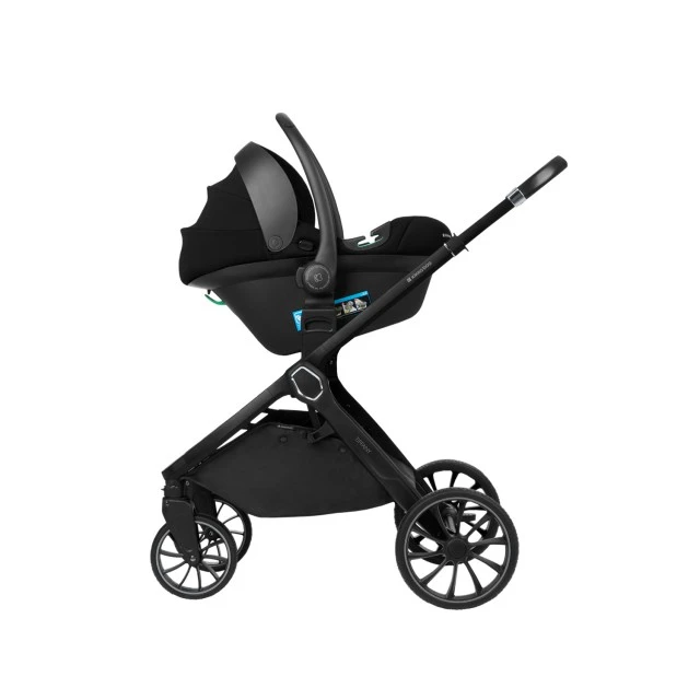 Комбинирана количка 2в1 с кош за новородено Tiffany Dark Grey 2024