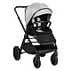 Комбинирана количка 2в1 с кош за новородено Tiffany Light Grey 2024