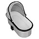Комбинирана количка 2в1 с кош за новородено Tiffany Light Grey 2024