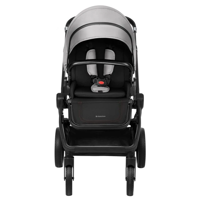 Комбинирана количка 2в1 с кош за новородено Tiffany Light Grey 2024