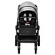 Комбинирана количка 2в1 с кош за новородено Tiffany Light Grey 2024