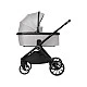 Комбинирана количка 2в1 с кош за новородено Tiffany Light Grey 2024