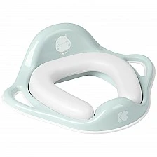 Toilet seat with soft padding Hippo Mint
