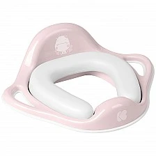 Toilet seat with soft pad Hippo Pink
