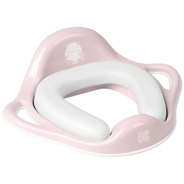 Toilet seat with soft pad Hippo Pink