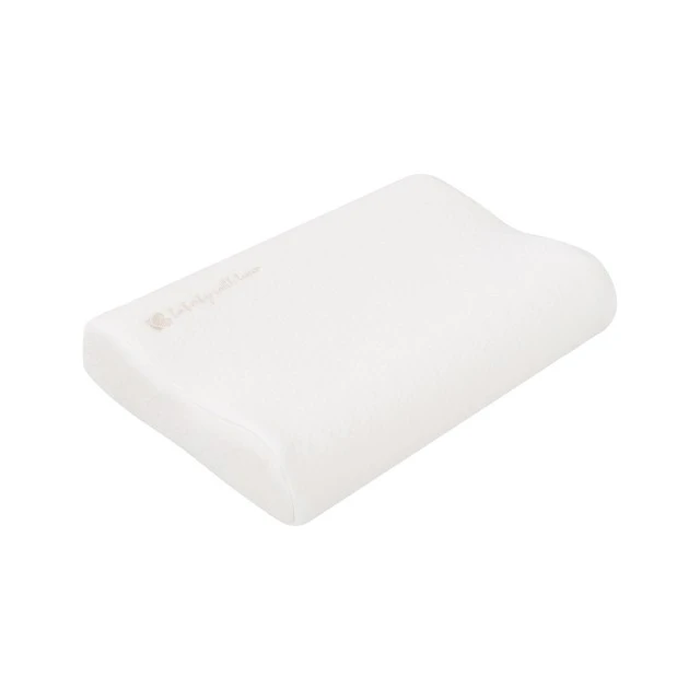 Memory ergonomic ventilated pillow Airknit White