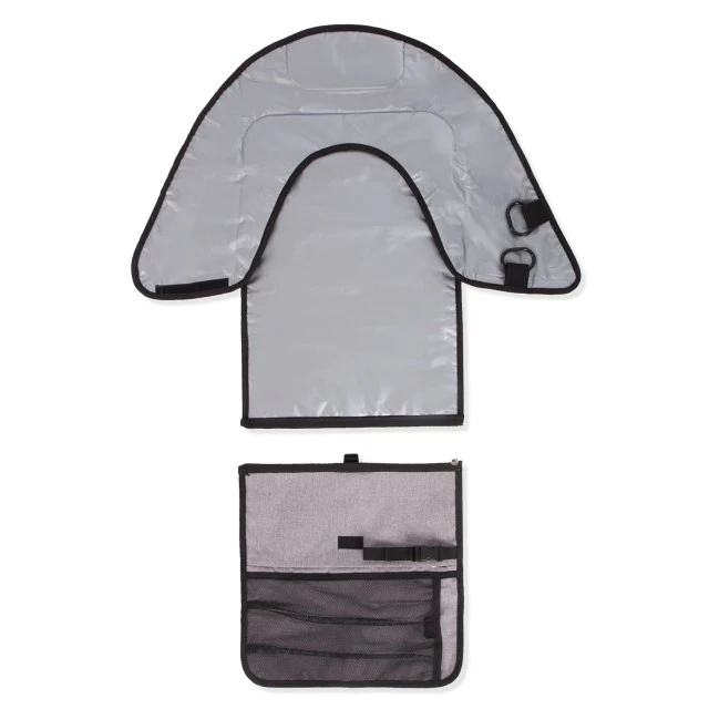 Foldable changing pad with limiter