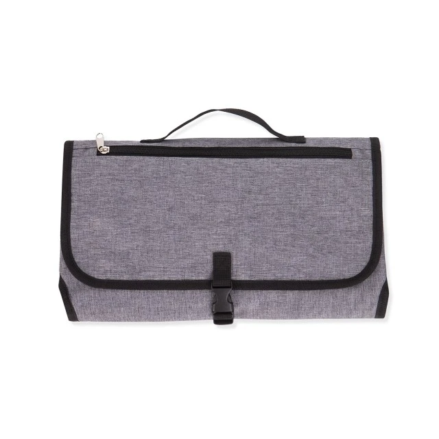 Foldable changing pad with limiter