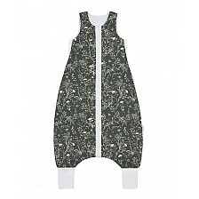 Winter sleeping bag with legs 2-3 years Secret Garden Green