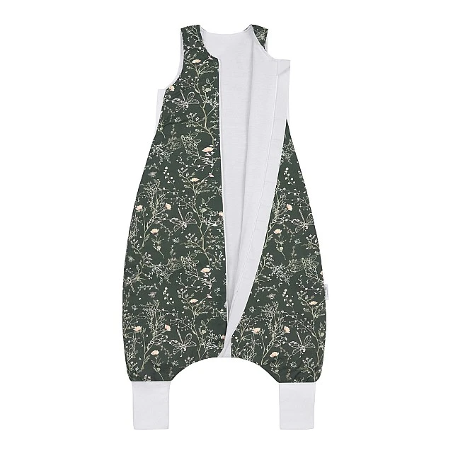 Winter sleeping bag with legs 2-3 years Secret Garden Green