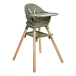 Стол за хранене 2в1 Woody Army Green 2024