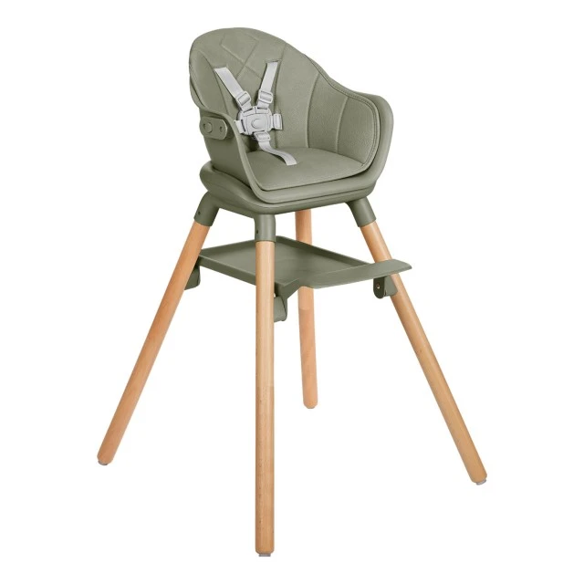 Стол за хранене 2в1 Woody Army Green 2024