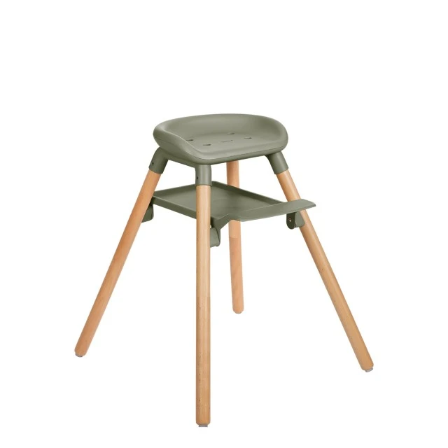 Стол за хранене 2в1 Woody Army Green 2024