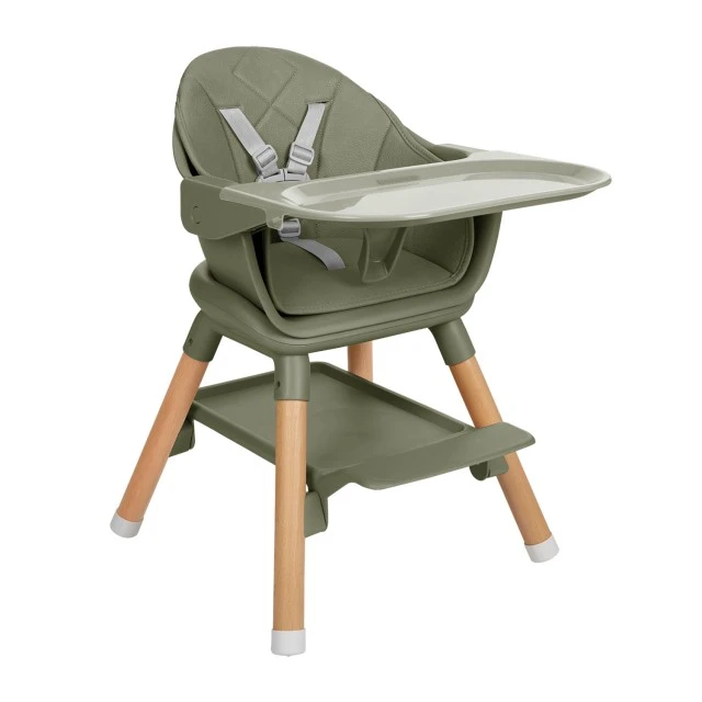 Стол за хранене 2в1 Woody Army Green 2024