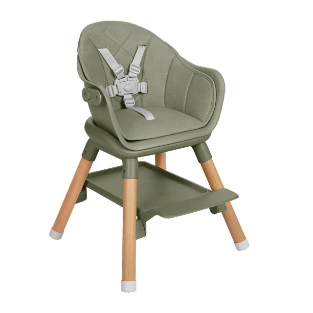 Стол за хранене 2в1 Woody Army Green 2024