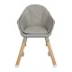 Стол за хранене 2в1 Woody Grey 2024