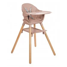 Стол за хранене 2в1 Woody Pink 2024