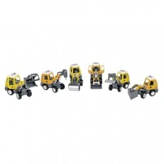 Construction machines, sound and light