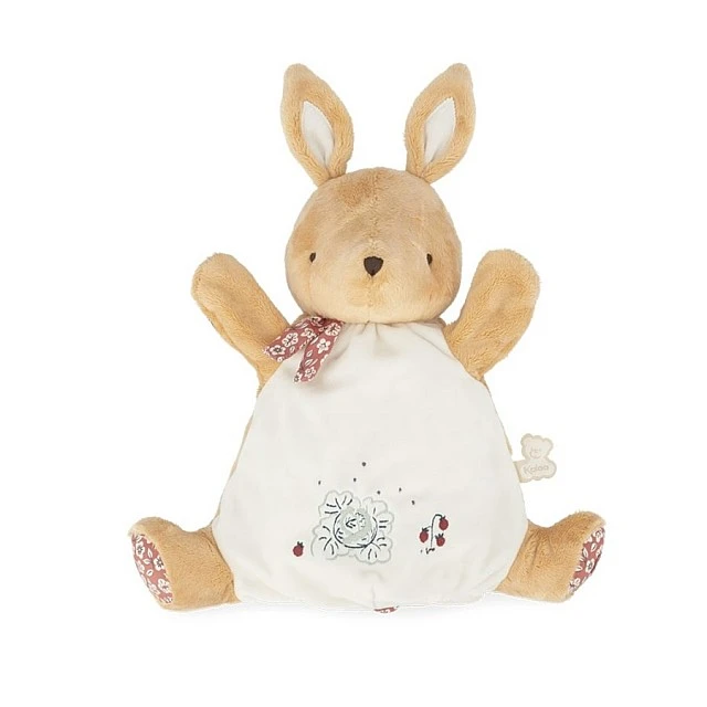 PETITES CHANSONS Hand puppet and doudou bunny