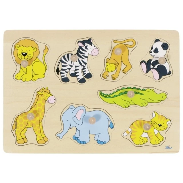 Puzzle with handles, Zoo