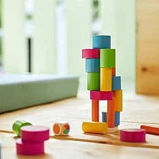 Balance tower with dice