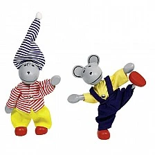 Mice in a box of clothes