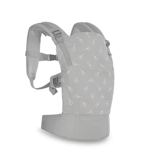 Baby ergonomic backpack/bag. Wally gray floral