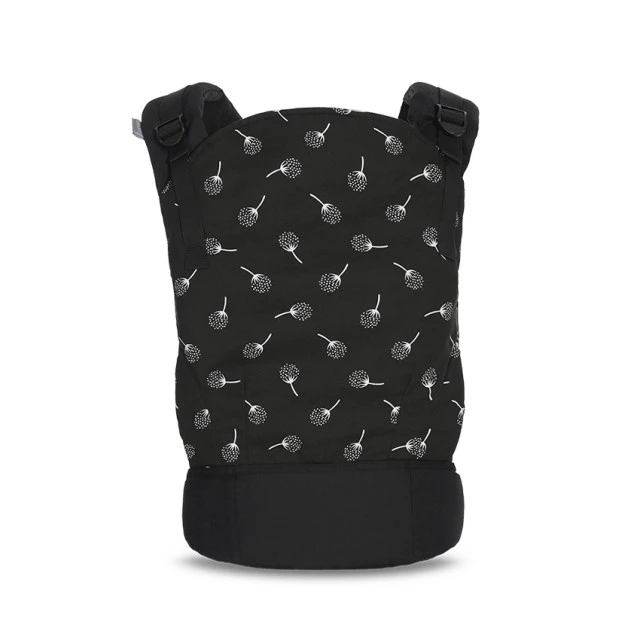 Baby ergonomic backpack wally black floral