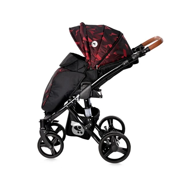 Бебешка количка rimini+чанта ruby red & black