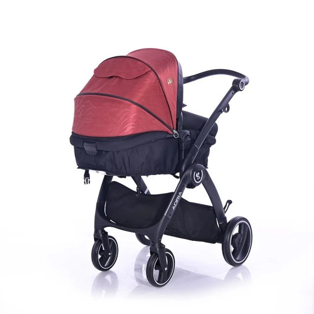 Baby stroller adria black&red