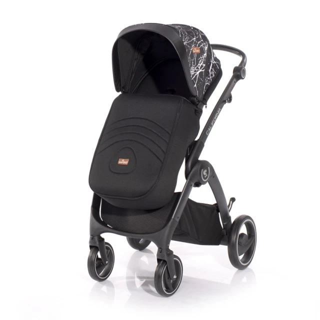 Baby stroller california black marble