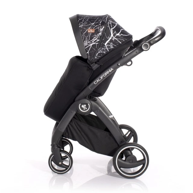 Baby stroller california black marble