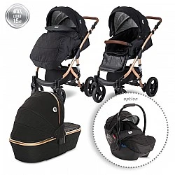 Бебешка количка rimini premium  black stars