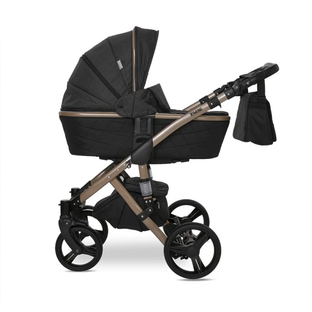 Бебешка количка rimini premium  black