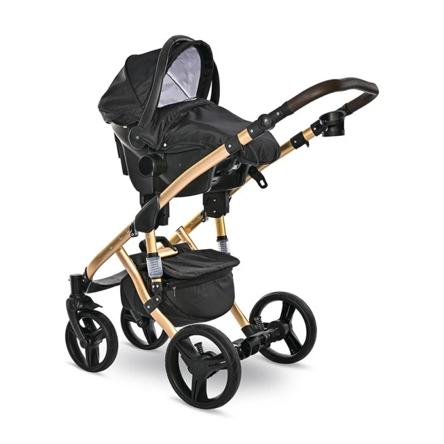 Бебешка количка rimini premium black jasper