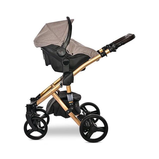 Бебешка количка rimini premium black jasper