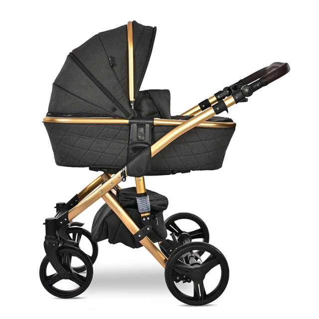 Бебешка количка rimini premium black jasper