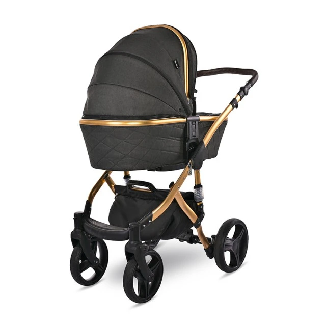 Бебешка количка rimini premium black jasper