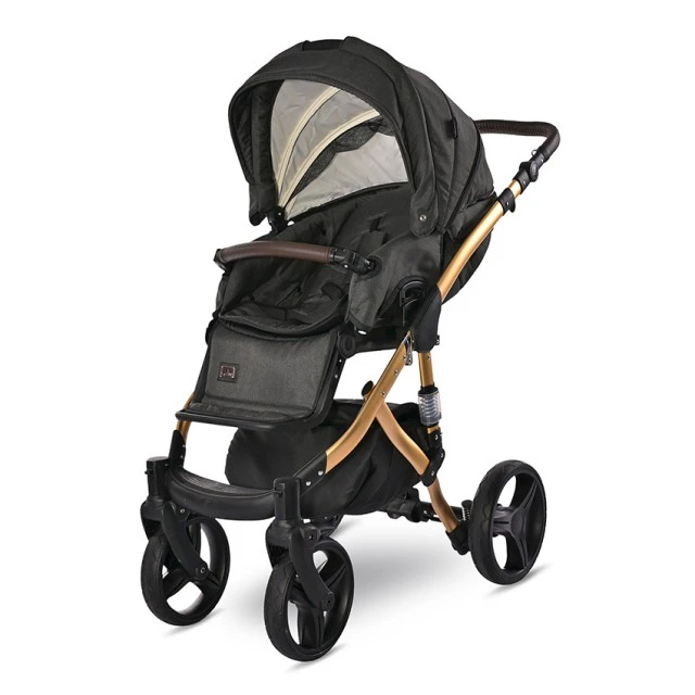 Бебешка количка rimini premium black jasper