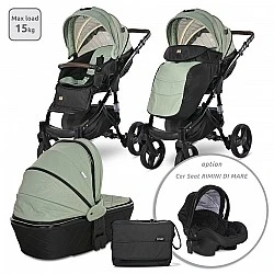 Бебешка количка rimini premium green