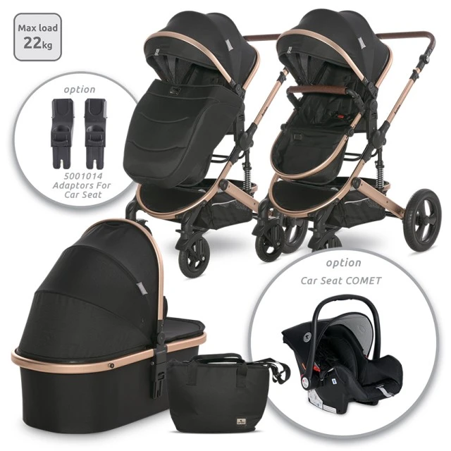 Baby stroller boston black