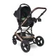 Baby stroller boston black + adapters
