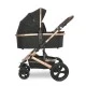 Baby stroller boston black + adapters