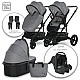 Baby stroller boston dolphin gray + adapters