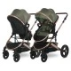Baby stroller boston loden green+adapters
